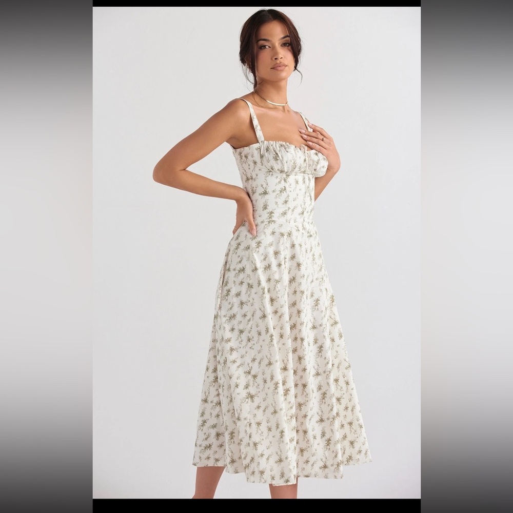 House of cb Floral bustier sundress